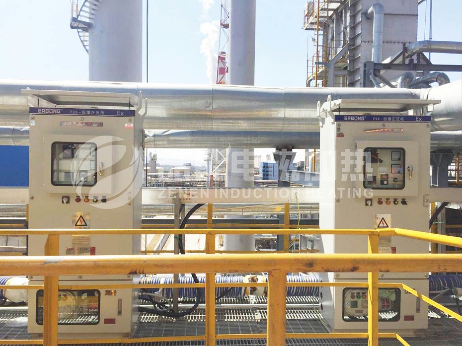 長慶煉油廠管道電磁加熱1 長慶煉油廠管道電磁加熱1